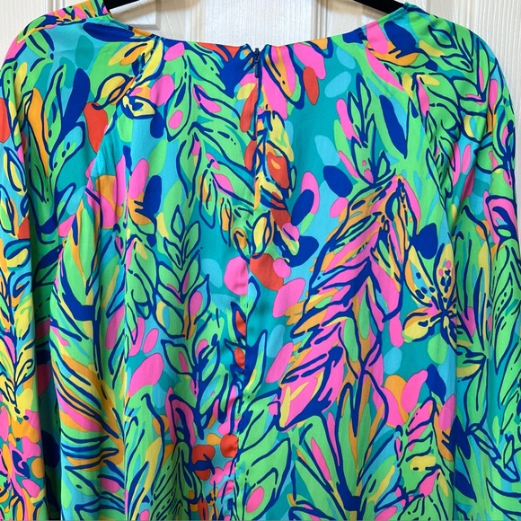 Lily Pulitzer Hot Spot Multicolored Shift Dress Size 12 Spring Easter Wedding - Picture 9 of 14